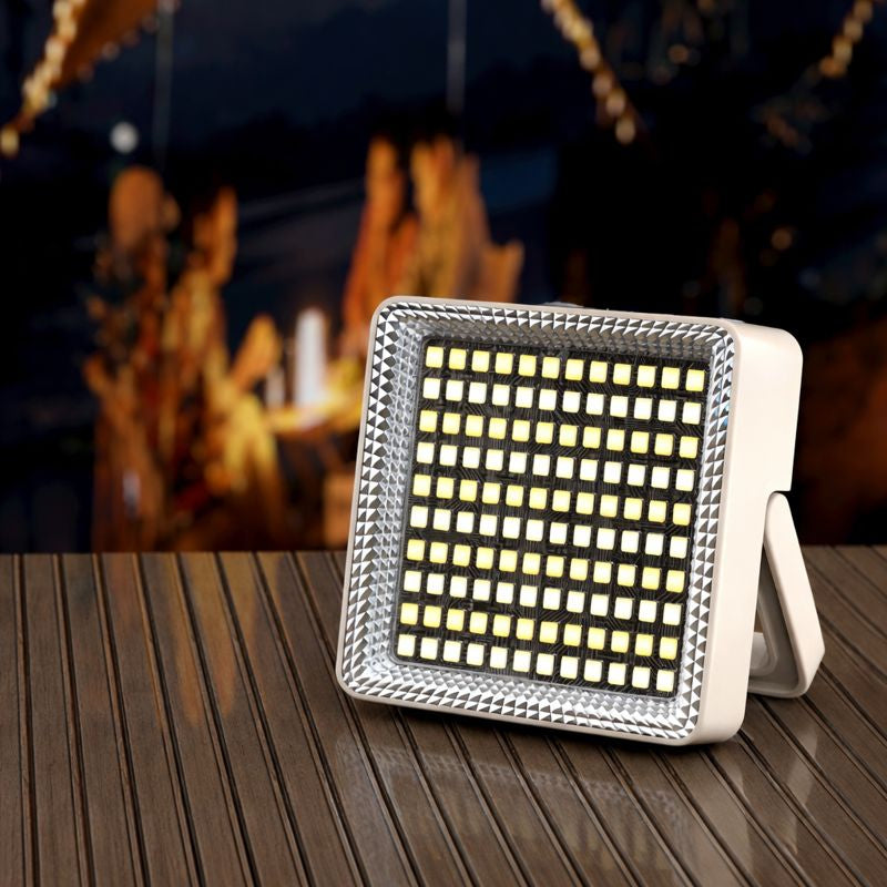 Solar Mini Camping Light with Full-Screen LED Panel
