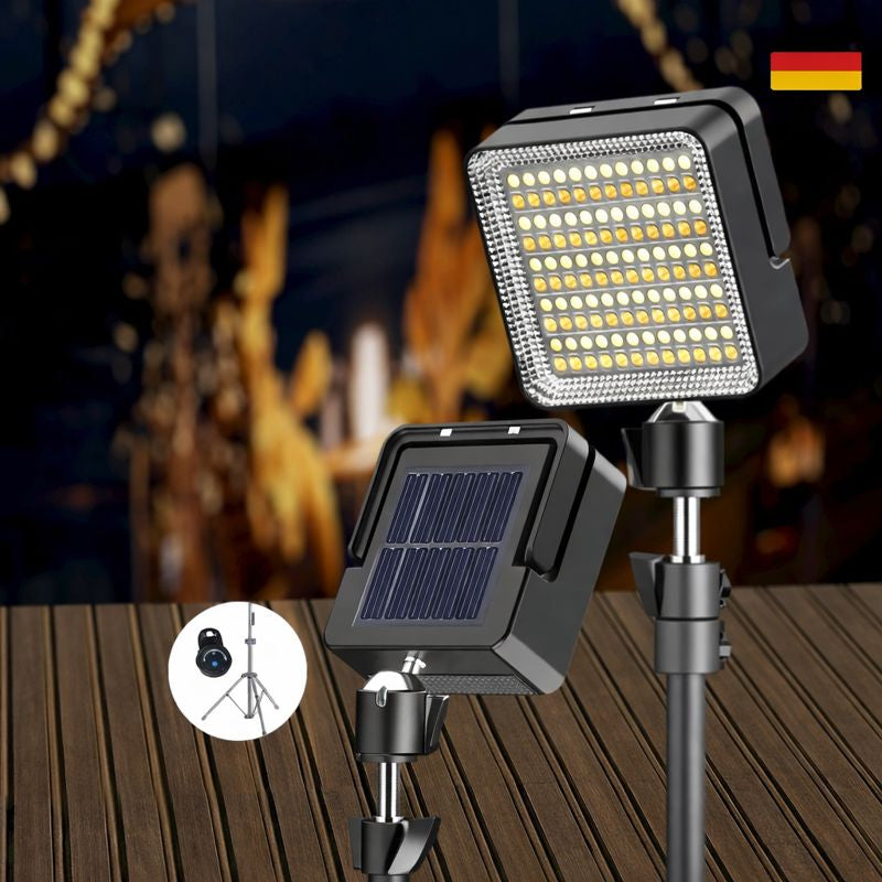 Solar Mini Camping Light with Full-Screen LED Panel