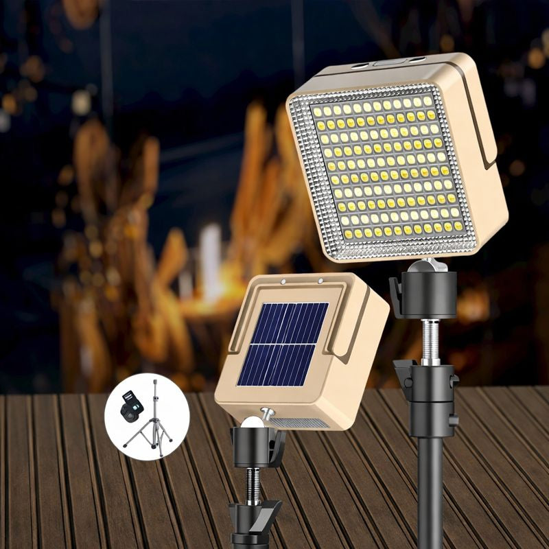 Solar Mini Camping Light with Full-Screen LED Panel