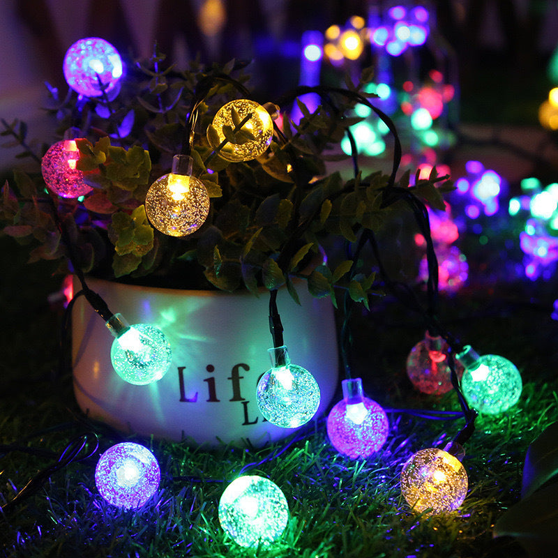 Outdoor LED Globe String Lights